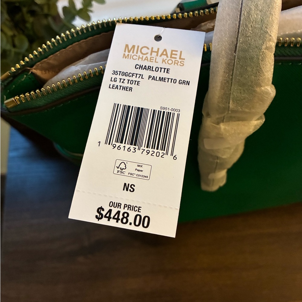 Michael Kors Emerald Green Satchel - Picture 5 of 5